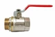 Кран шаровый 1"1/4" ВН ручка красная PN40 SOLOMON - изображение 2