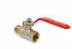 Кран шаровый 1/2" ВН, ручка красная, 605 Valve J.G. - изображение 4