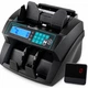 Счётная машинка MERTECH C-4 Black для USD EUR с инфракрасной ультрафиолетовой проверкой и контролем размера банкнот - изображение 5