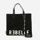 Сумка кросс-боди через плечо женская тканевая средняя Rebelle Electra REB0082T0001 0001 Черная (800070364371) - изображение 3