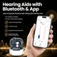 Слуховий апарат Ceretone Bluetooth з керуванням через програму, шумозаглушення з двома мікрофонами - зображення 2