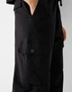 Штани Bershka чорний FVXUL067 XXS - изображение 4