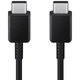 Кабель Samsung Type-C — Type-C PD60W (3A) 1 м для швидкого заряджання Super Fast Charge і передавання даних Black - зображення 3