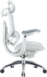 Fotel biurowy ergonomiczny Sihoo DORO C300 PRO V2 White (4820216980165) - obraz 4
