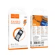 Перехідник HOCO UA36B C male to USB female OTG transparent adapter Black (6942007672566) - зображення 2