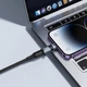 Перехідник HOCO UA36B C male to USB female OTG transparent adapter Black (6942007672566) - зображення 7