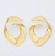 Сережки Великі акцентні jewelry Золотисті - зображення 4