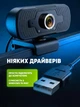 Веб-камера для ПК Full HD 1080p, веб-камера для компьютера с автофокусом, разрешение 1920x1080, веб-камера со встроенным микрофоном + штатив - изображение 5