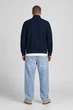 Кофта Alves Structure на блискавці Jack&Jones темно-синя 2XL (sw-jj-009-dark-blue-3369) - изображение 4