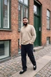 Світшот Alves Structure Jack&Jones бежевий 7XL (sw-jj-010-beige-3409) - изображение 7