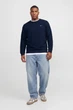 Світшот Alves Structure Jack&Jones темно-синій 7XL (sw-jj-010-dark-blue-3381) - изображение 2