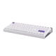 Игровая магнитная механическая клавиатура Aula Hero84 HE 75% (White & Purple ) - изображение 6