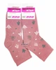 Розовые женские махровые новогодние носки Master Step 2531 38-40 - изображение 2