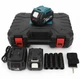Аккумуляторный гайковерт Makita DTW1000 1000 Нм бесщеточный ударный гайковерт 48 В 6 А·ч 3 скорости квадрат 1/2" с 2 АКБ головками кейсом для авто СТО гаража монтажа - изображение 2