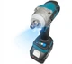 Аккумуляторный гайковерт Makita DTW1000 1000 Нм бесщеточный ударный гайковерт 48 В 6 А·ч 3 скорости квадрат 1/2" с 2 АКБ головками кейсом для авто СТО гаража монтажа - изображение 4