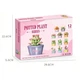 Детский конструктор-календарь Цветы в горшках Leduo Potted Plant Series 12-в-1 (арт. W0703) - изображение 4