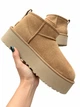Уггі UGG Classic Ultra Mini 5 см платформа Chestnut каштанового кольору розмір 37 - зображення 5