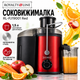 Соковыжималка для фруктов и овощей Royalty Line RL-PJ19001 Red, резервуар 1,5 л Электрическая соковыжималка из нержавеющей стали - изображение 1
