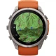 Смарт-годинник Garmin Fenix 9 Pro 51mm Titanium with Autumn Orange/Spark Orange Silicone Band (010-04337-05/06) [177391] - зображення 12