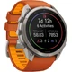 Смарт-годинник Garmin Fenix 9 Pro inReach 47mm Titanium with Autumn Orange/Spark Orange Silicone Band (010-04336-00/01) [177386] - зображення 2