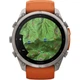 Смарт-годинник Garmin Fenix 9 Pro inReach 47mm Titanium with Autumn Orange/Spark Orange Silicone Band (010-04336-00/01) [177386] - зображення 12