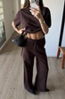 Трикотажне поло з коротким рукавом TS010 2607547521407 M/L Коричневий - изображение 2