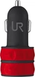 Ładowarka samochodowa Urban Revolt Dual Smart Car Charger 2 USB 1 A Czerwona (8713439201574) - obraz 2