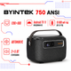 Портативний проектор BYINTEK R20 Max / 1280 х 800Р / 750 ANSI lm / Android TV 11 / Wi-Fi / Bluetooth / Акумулятор 15600 мА·г - зображення 1