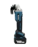 Аккумуляторная болгарка Makita DGA554ZL 48 В 5 А·ч угловая шлифмашина бесщеточная 125 мм 8500 об мин УШМ с 2 АКБ регулировкой оборотов блокировкой шпинделя М14 кейсом для резки металла плитки камня шлифовки зачистки - изображение 3