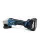 Аккумуляторная болгарка Makita DGA554ZL 48 В 5 А·ч угловая шлифмашина бесщеточная 125 мм 8500 об мин УШМ с 2 АКБ регулировкой оборотов блокировкой шпинделя М14 кейсом для резки металла плитки камня шлифовки зачистки - изображение 7