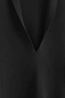 Джемпер жіночий COS draped merino wool v-neck jumper 1298761001 L Чорний - изображение 8