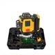 Лазерный нивелир DeWalt CLE34031N профессиональный 4D 16 зеленых линий 360° LED дисплей самовыравнивающийся дальность до 20 м до 50 м с приемником IP54 с 2 АКБ штативом магнитным кронштейном пультом и кейсом - изображение 7