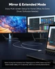 Кабель Highwings DisplayPort to HDMI, active, 8K@60Hz, 4K@144Hz 2м серый - изображение 3