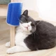 Щітка чесалка масажер для кішок Cat it з м'ятою 13х8,5х3,5 см Синій - зображення 5