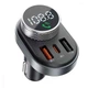 Автозаряджання Proove 30W Type-C і USB PD QC3.0 чорна для FM трансмітера (50881) - зображення 1