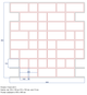 Многоразовый трафарет 89×89 + 89×45 см + 2 откоса, 5 мм — под плитку Плитка 100×200, декоративная штукатурка стен - изображение 2