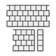 Многоразовый трафарет 89×45 см + 2 откоса, 3 мм — под плитку Квадрат 100 100×100 мм, декоративная штукатурка стен - изображение 1