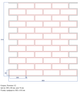 Многоразовый трафарет 85×91 + 85×46 см + 2 откоса, 3 мм — под плитку Кабанчик узкий 65×200 мм, декоративная штукатурка стен - изображение 2