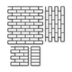 Многоразовый трафарет 85×91 + 85×46 см + 2 откоса, 3 мм — под плитку Кабанчик узкий 65×200 мм, декоративная штукатурка стен - изображение 1