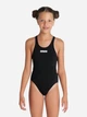 Детский слитный купальник для бассейна для девочки Arena Team Swimsuit Swim Pro Solid 004762-550 116 см Черный/Белый (3468336644447) - изображение 1