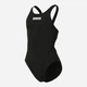 Детский слитный купальник для бассейна для девочки Arena Team Swimsuit Swim Pro Solid 004762-550 116 см Черный/Белый (3468336644447) - изображение 4