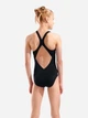 Детский слитный купальник для бассейна для девочки Arena Graphic Swimsuit V Back 006680-501 128 см Черный/Белый (3468337736202) - изображение 2