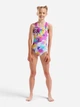 Подростковый слитный купальник для бассейна для девочки Arena Spraying Swimsuit Swim Pro Bac 010720-815 140 см Белый/Розовый (3468337749622) - изображение 3