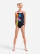 Детский слитный купальник для бассейна для девочки Arena Dots Swimsuit Swim Pro Back 010745-559 128 см Черный/Розовый (3468337752264) - изображение 3
