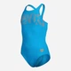 Подростковый слитный купальник для бассейна для девочки Arena Graphic Swimsuit V Back 006680-805 140 см Голубой (3468337736219) - изображение 5