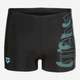 Детские плавки-шорты для мальчика Arena Tales Swim Short 009087-508 116 см Черный/Бирюзовый (3468337784333) - изображение 3
