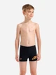 Детские плавки-шорты для мальчика Arena Lettering Swim Short 010864-500 128 см Черные (3468337759911) - изображение 1