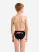 Подростковые плавки для мальчика Arena Lettering Swim Briefs 010865-500 140 см Черные (3468337759973) - изображение 2