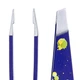 Пінцет скошений Dark Blue із принтом Christian CTW-124 Dark Blue - изображение 2