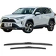 Склоочисники Paisu, сумісні з Toyota RAV4 Hybrid E+ 2021-2026 років випуску, оригінальне обладнання, гумові щітки без кісток, тиха робота - изображение 3